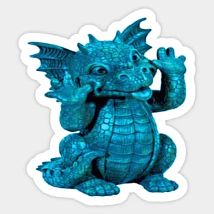 dragon blue Sticker